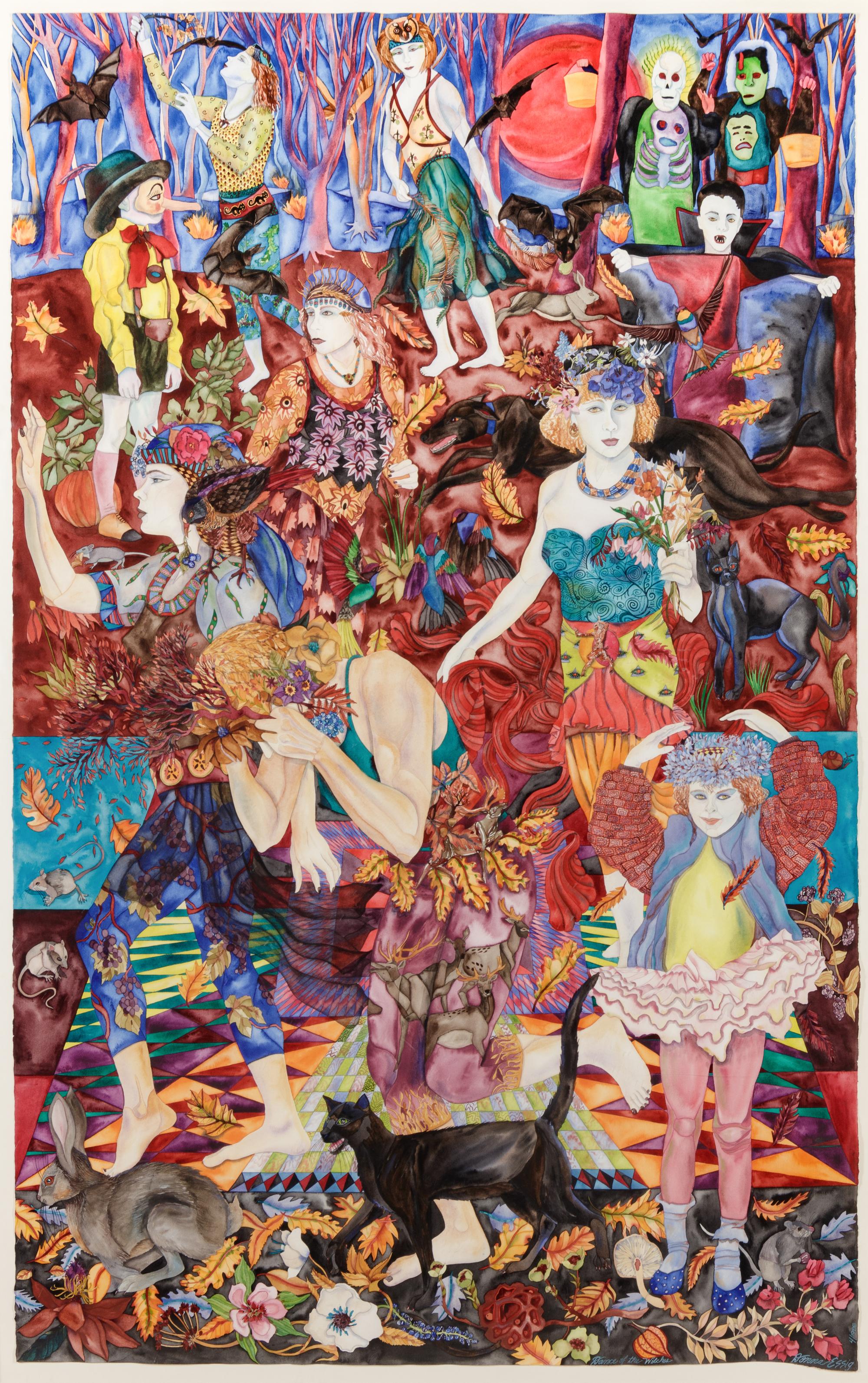 Wolf Girl-She Can Take Care of Herself , 1984 and Dance of the Witches , 1988 (a pair of works)