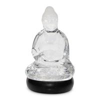 A Baccarat Glass Buddha Figure