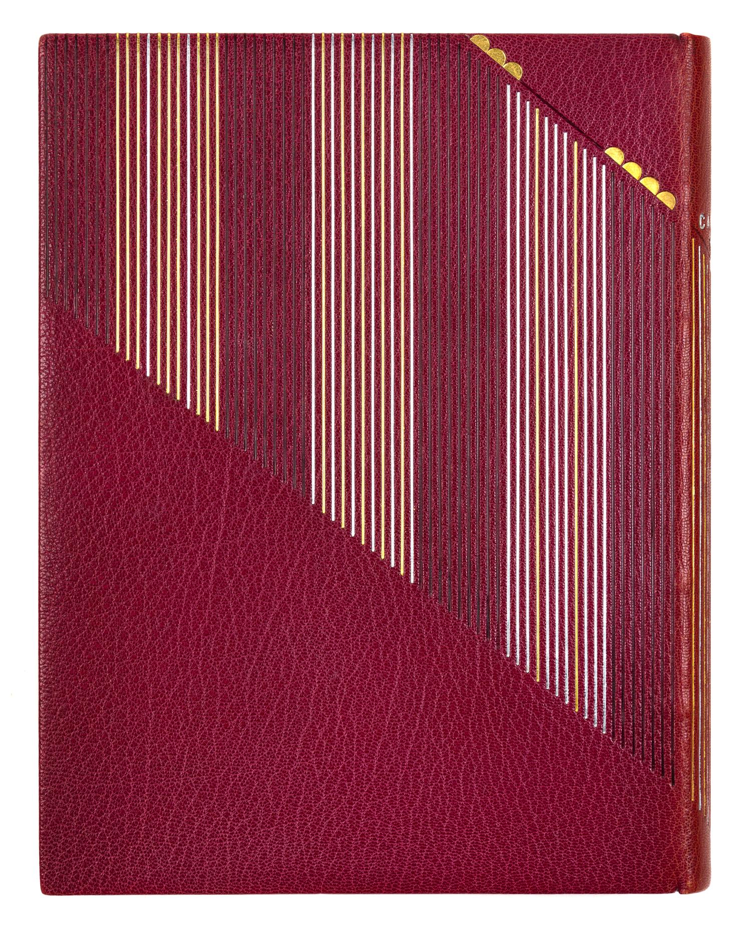 [BINDINGS]. [LÉOTARD, GENEVIÈVE - BINDER]. A group of 2 works in fine Art Deco bindings by Léotard.