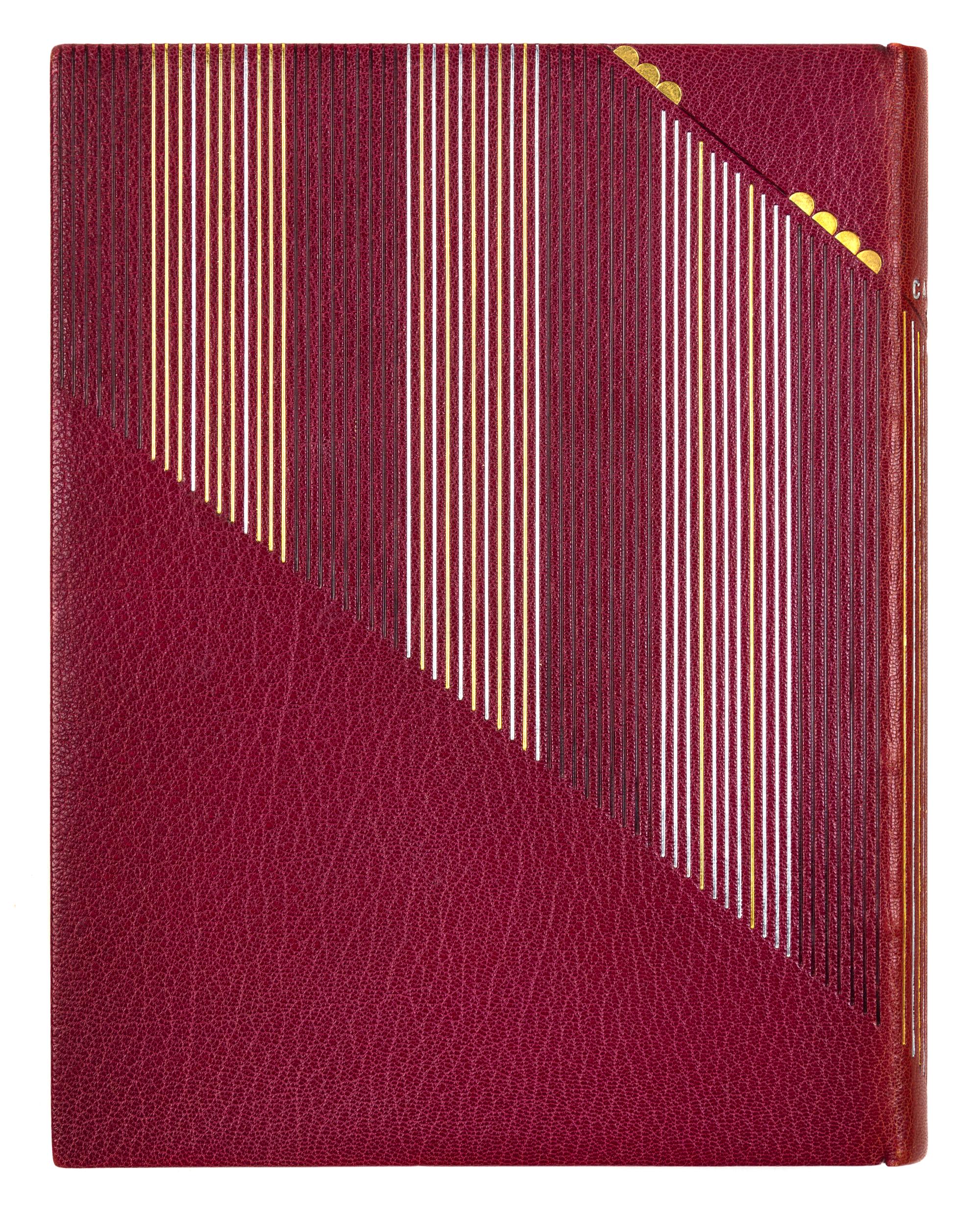 [BINDINGS]. [LÉOTARD, GENEVIÈVE - BINDER]. A group of 2 works in fine Art Deco bindings by Léotard.