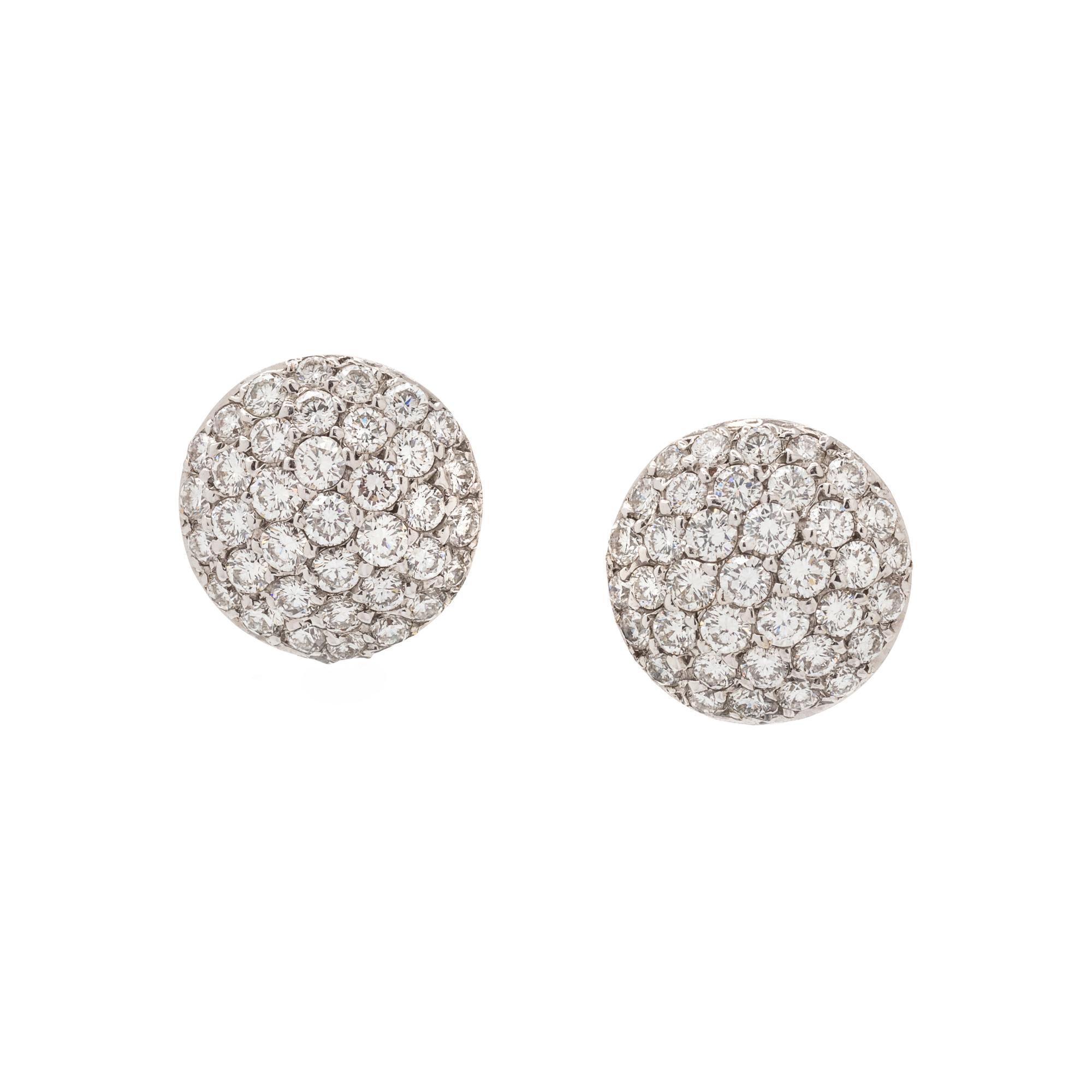 CULTURED TAHITIAN PEARL AND DIAMOND CONVERTIBLE EARCLIPS