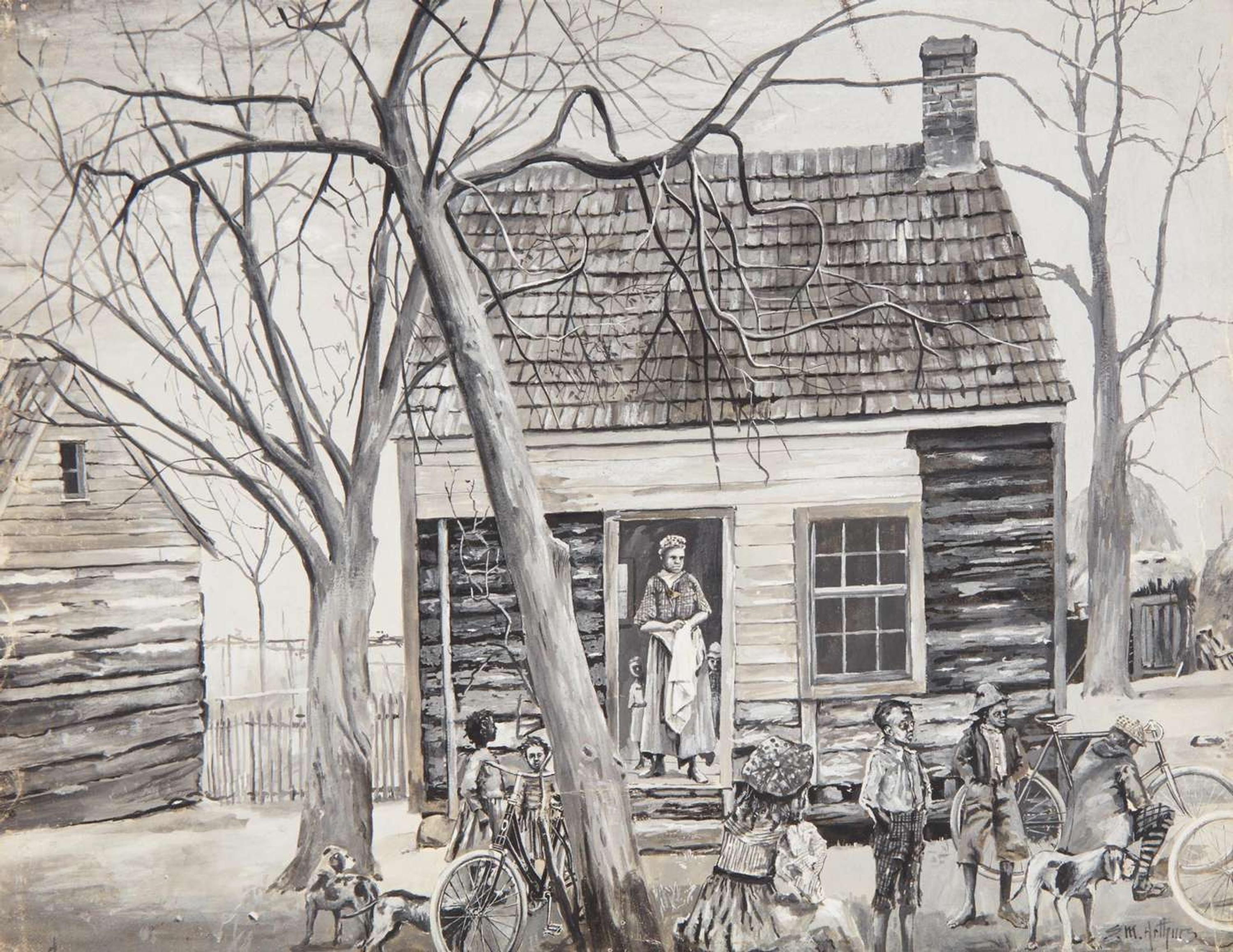 Stanley Massey Arthurs (American, 1877–1950) - The Old Shack