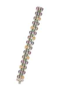 DIAMOND AND MULTIGEM BRACELET