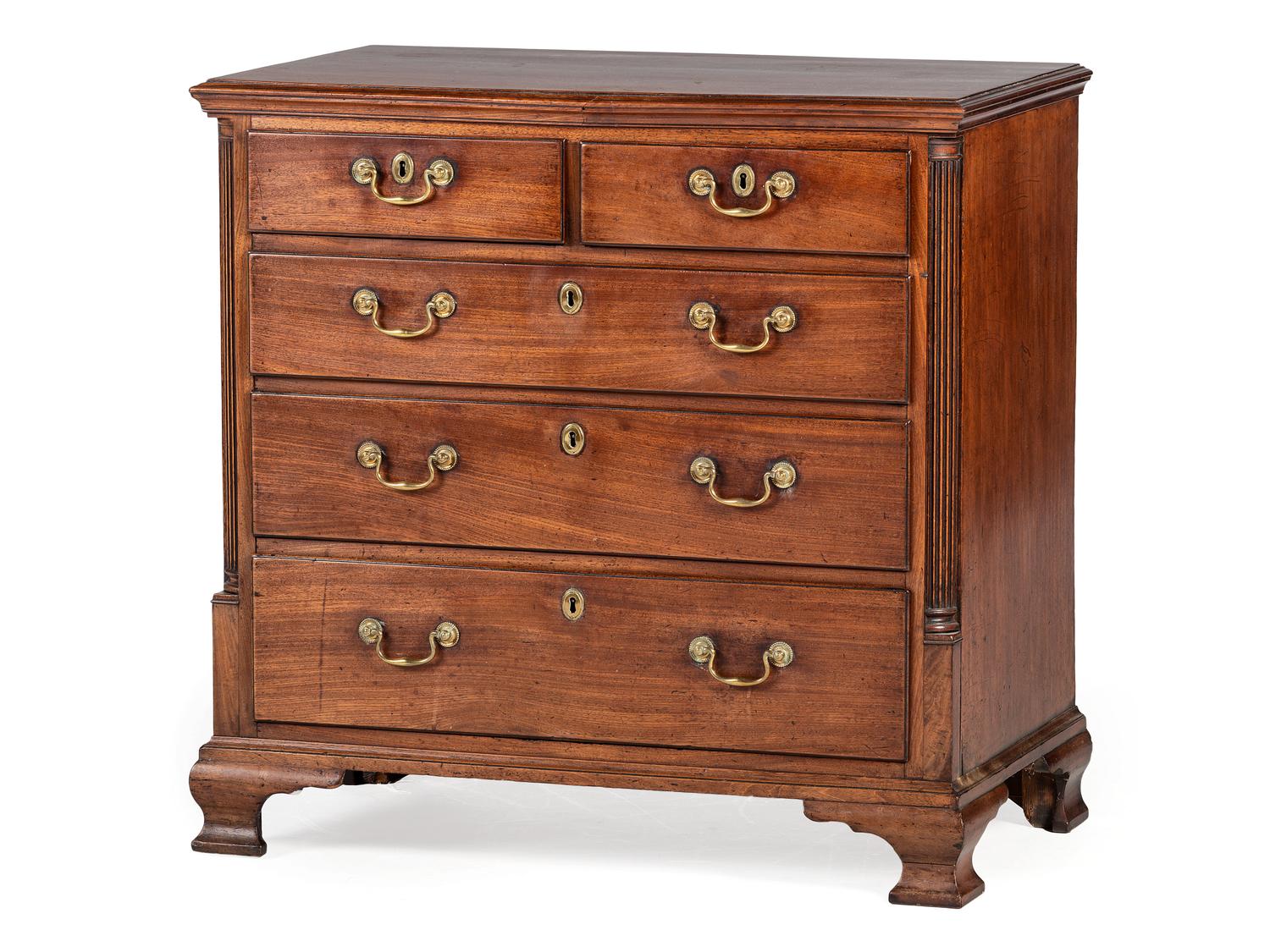 A George II Mahogany Chest of Drawers