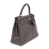 Hermès, Kelly 28 in Ardoise Box