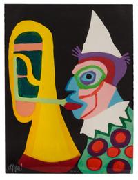 Karel Appel, (Dutch, 1921-2006), Circus (Volume I), 1978 (a group of ten prints)