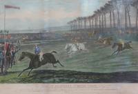 Francis Calcraft TURNER, after Image 13 x 21 3/4 inches. — Vale of Aylesbury Steeple Chase, Plates I-IV
