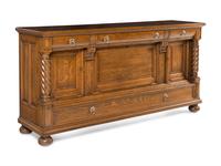 A Renaissance Revival Oak Serving Cabinet