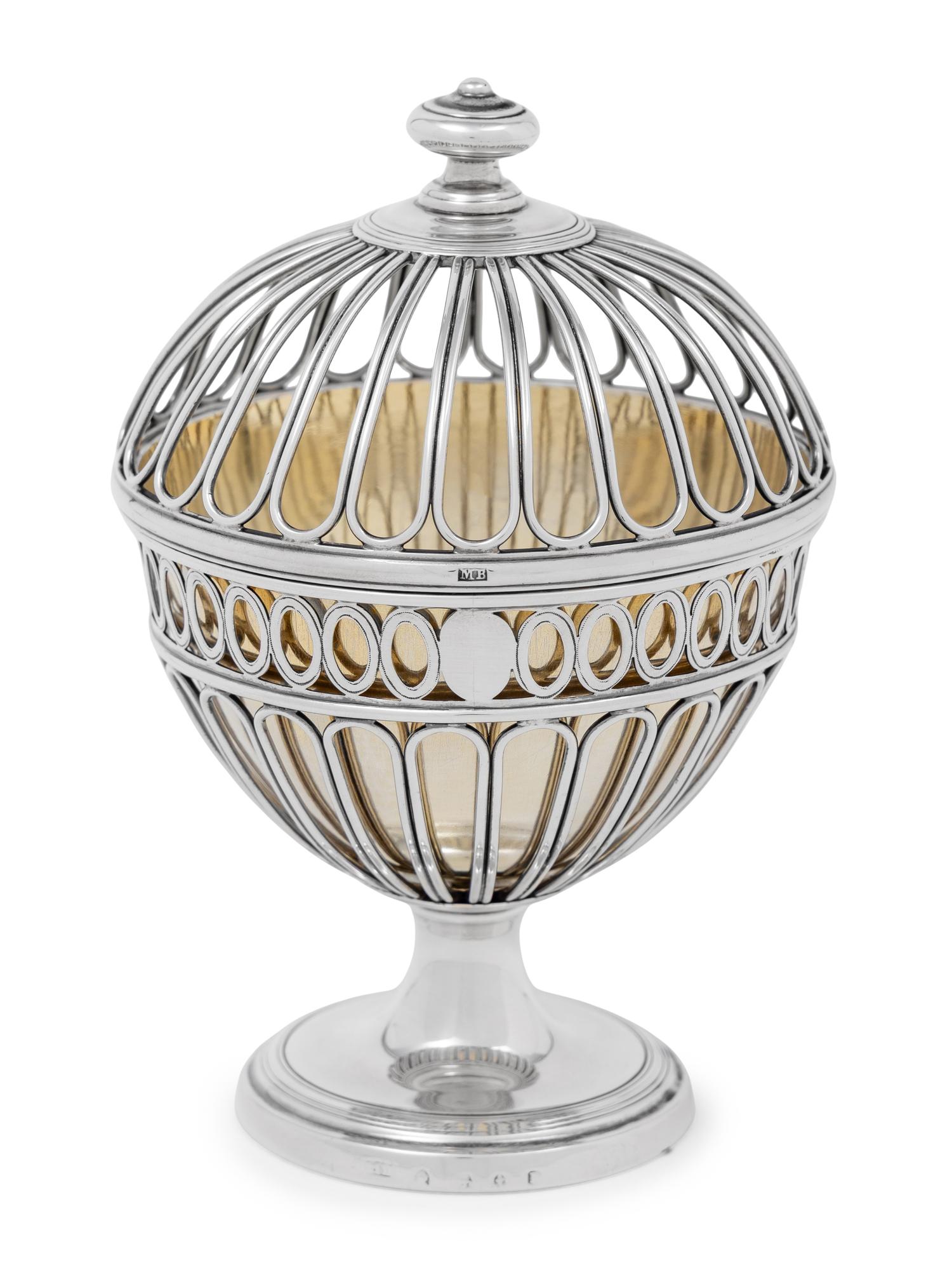 A George III Silver Potpourri Bowl