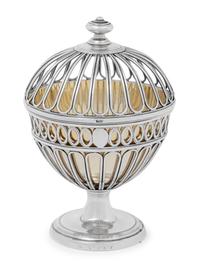 A George III Silver Potpourri Bowl