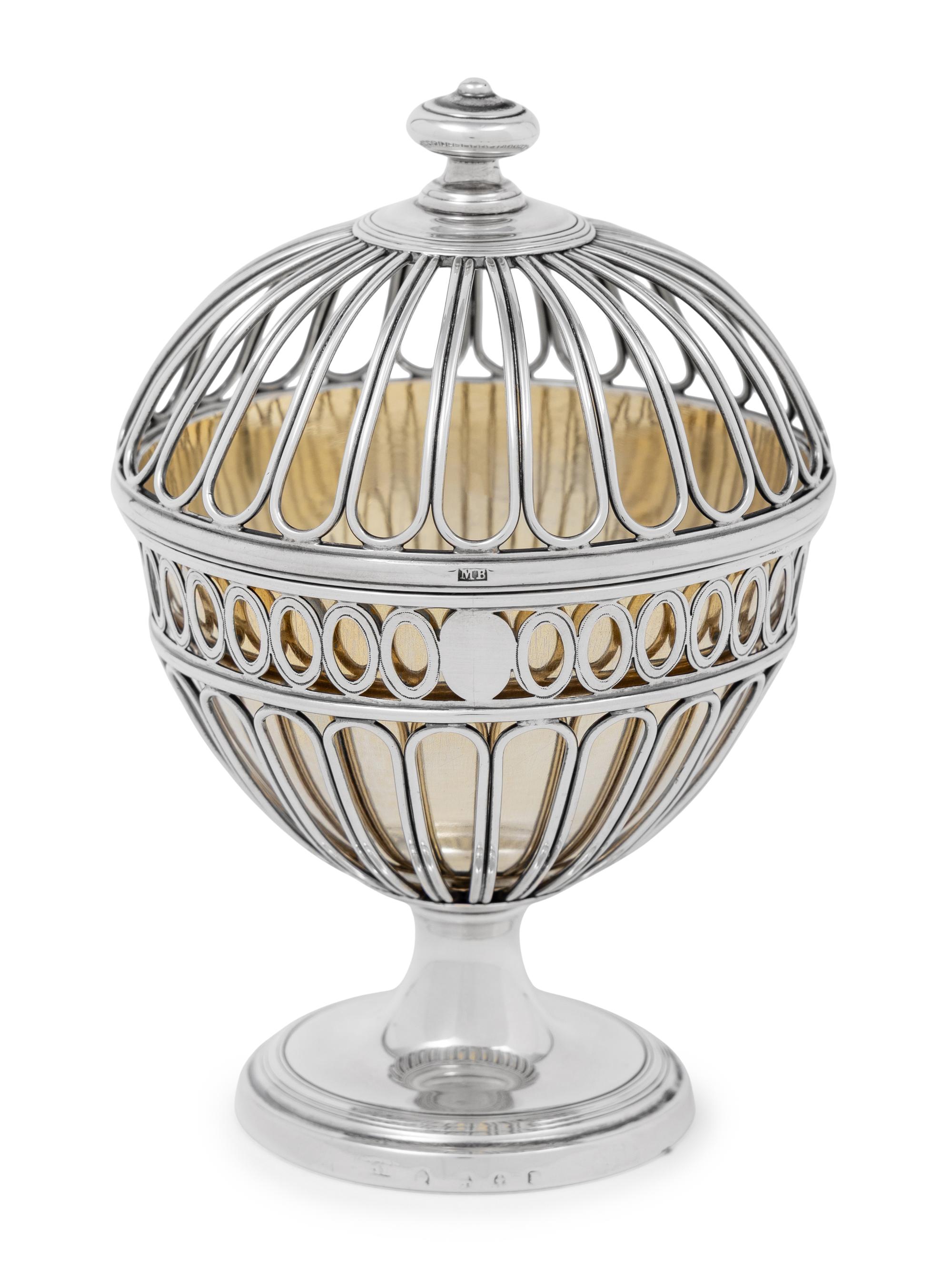 A George III Silver Potpourri Bowl