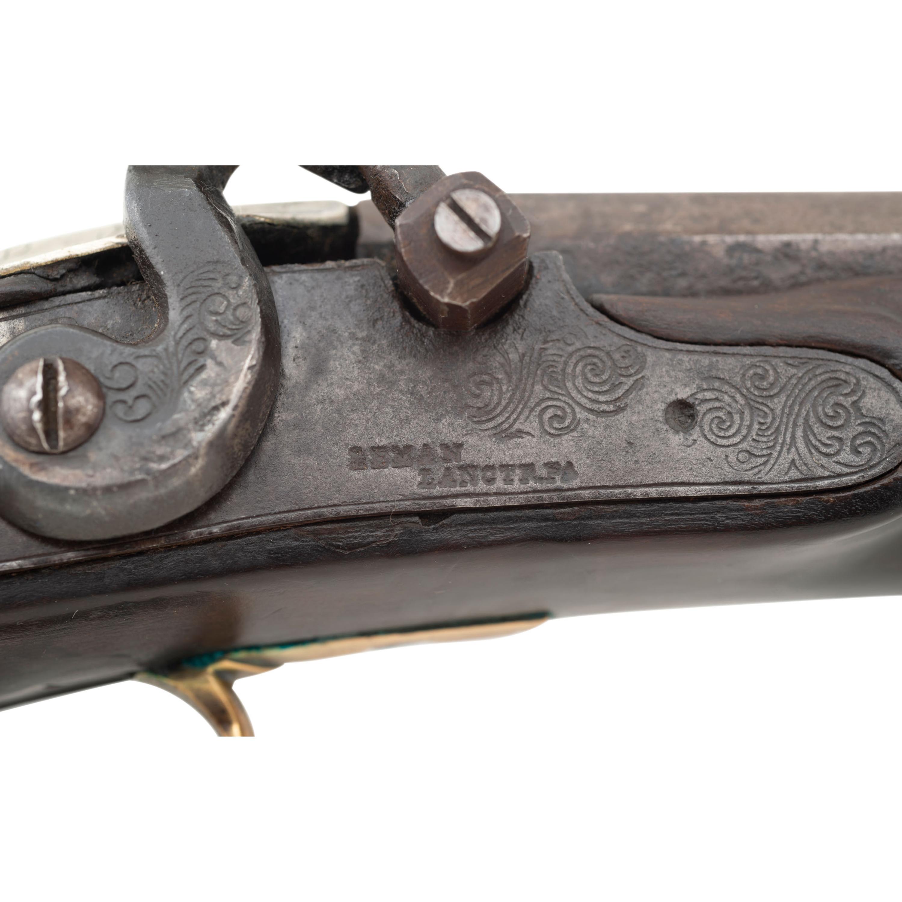 Highly Decorated and Published Half Stock Percussion Long Rifle by W. Shockey (Washington County, Ohio)
