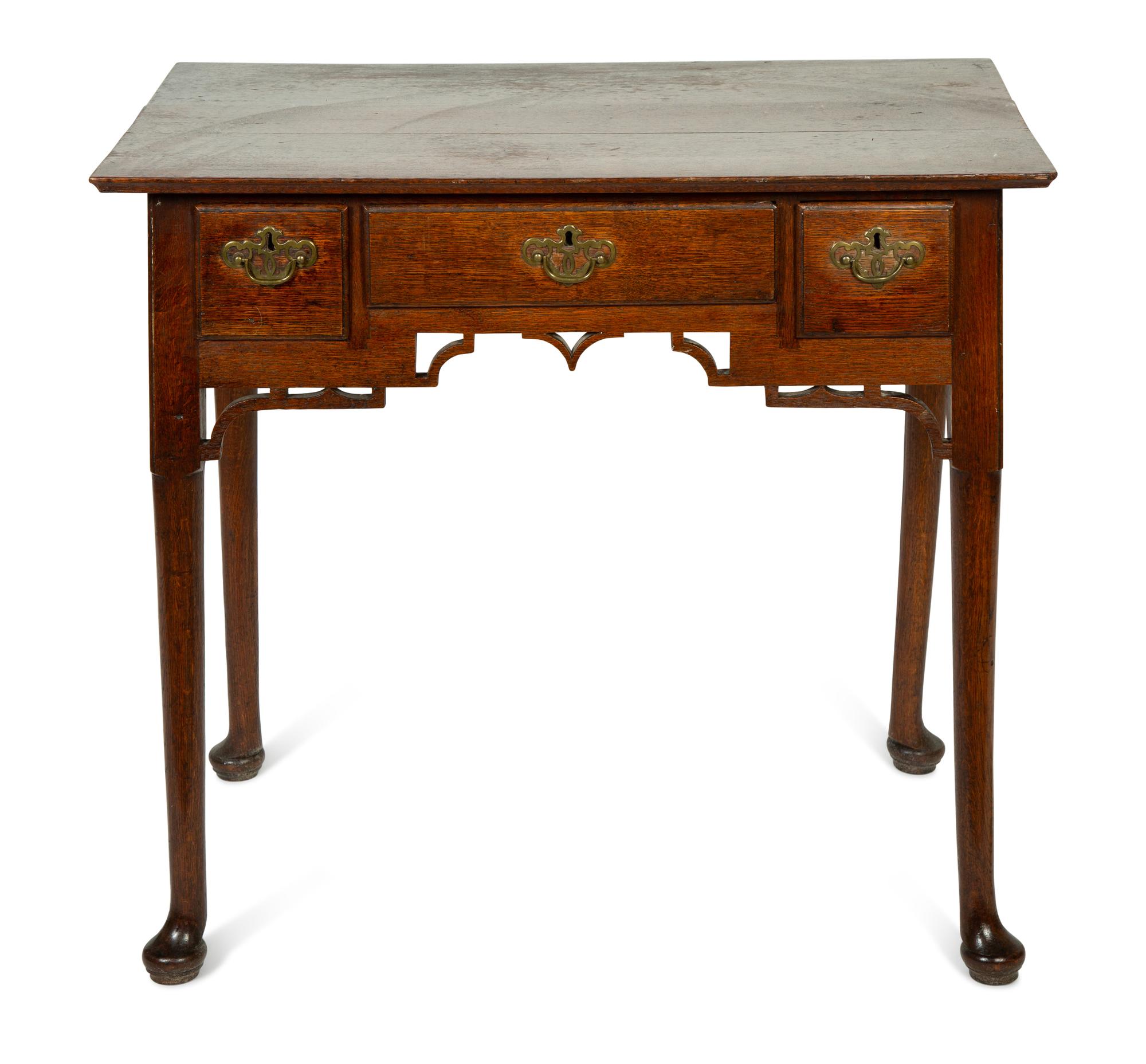 A George II Oak Dressing Table