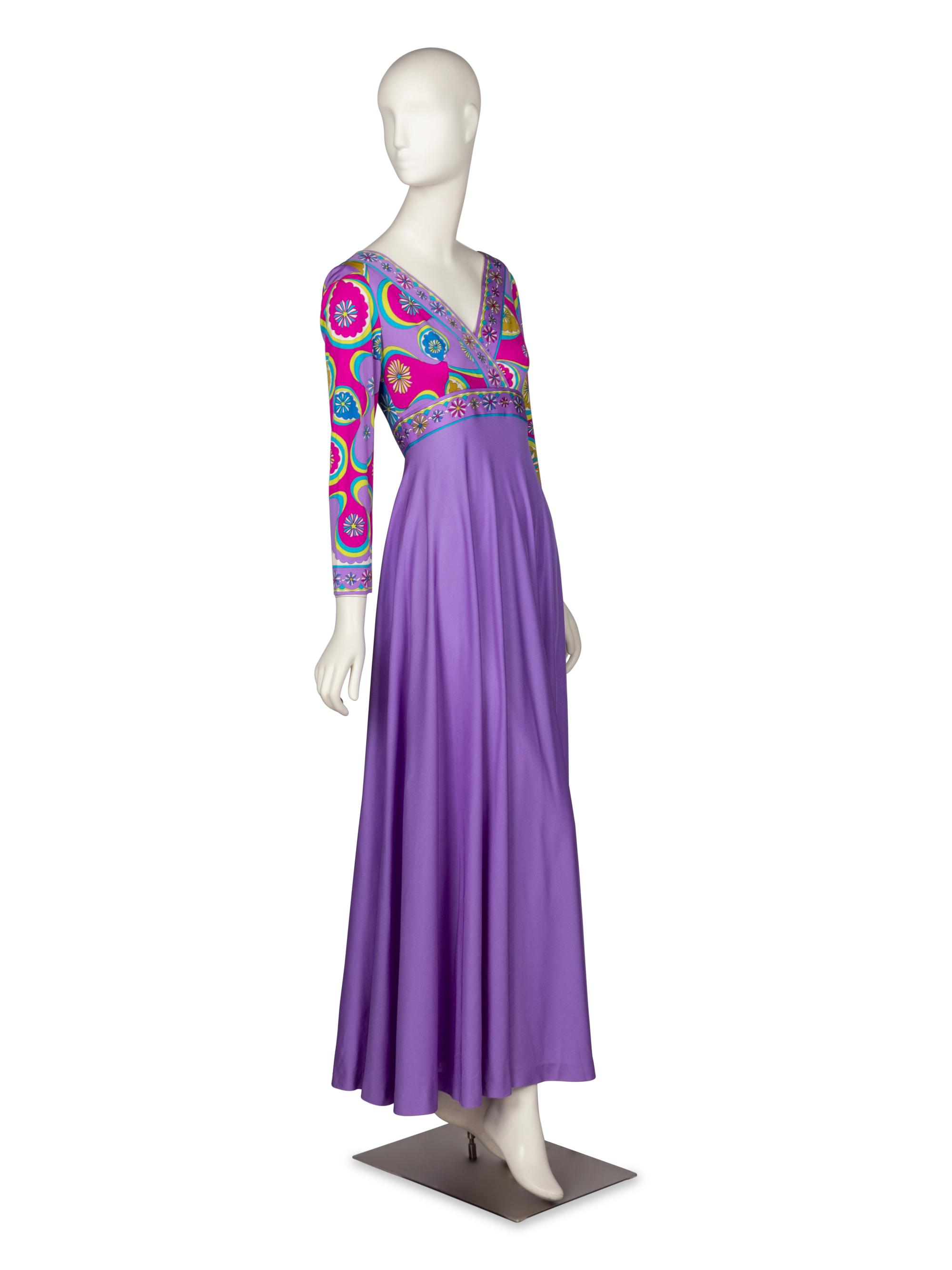 Emilio Pucci, Silk Jersey Gown, 1970's
