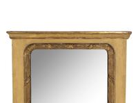 [DONATION RECEIPT REQUIRED] A French Painted and Parcel Gilt Mirror and a Similar Wall Plaque