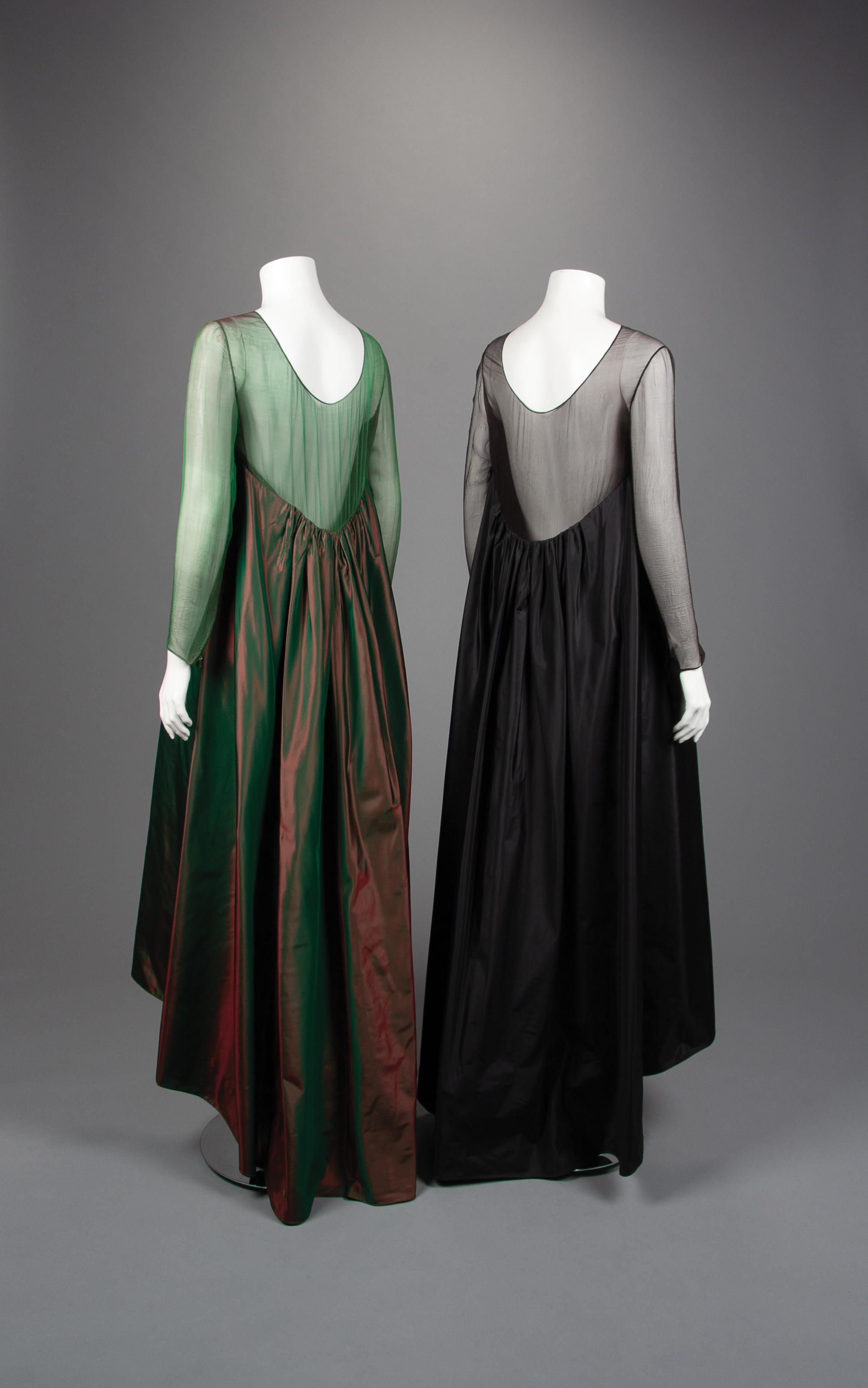 Two Geoffrey Beene Evening Dresses, Fall 1989