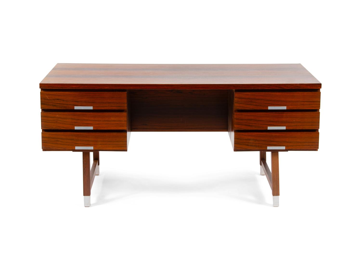 A Danish Brazilian Rosewood Desk — MID-20TH CENTURY