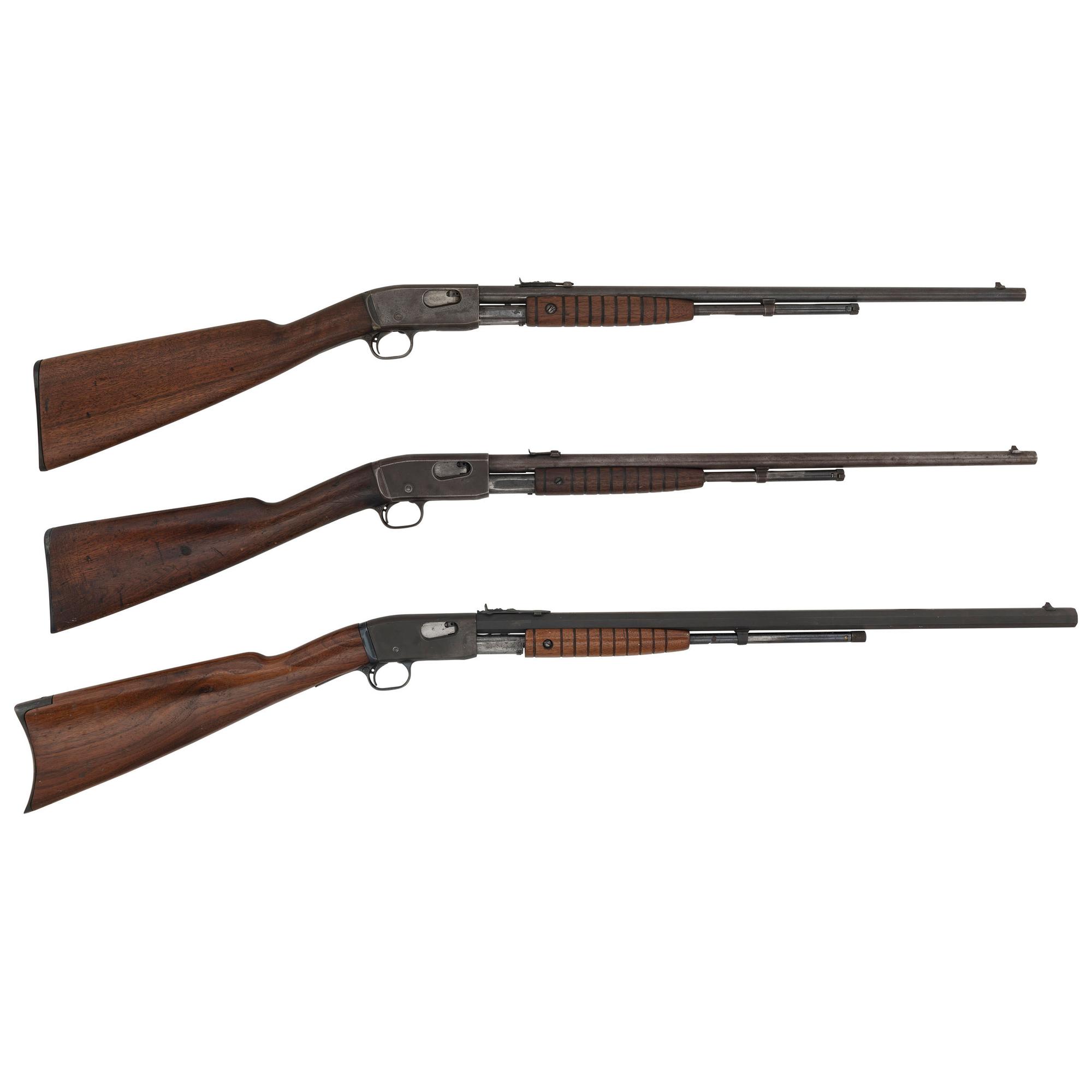 ** Lot of 3 Remington Model 12 Rifles