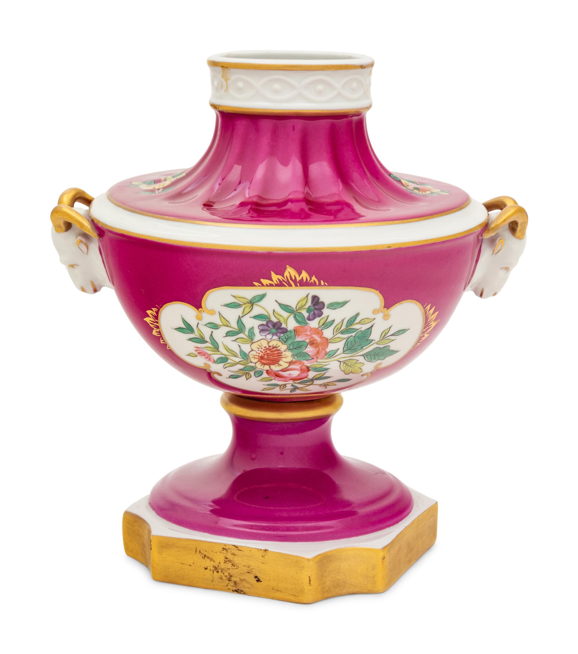 A Vista Alegre Porcelain Urn