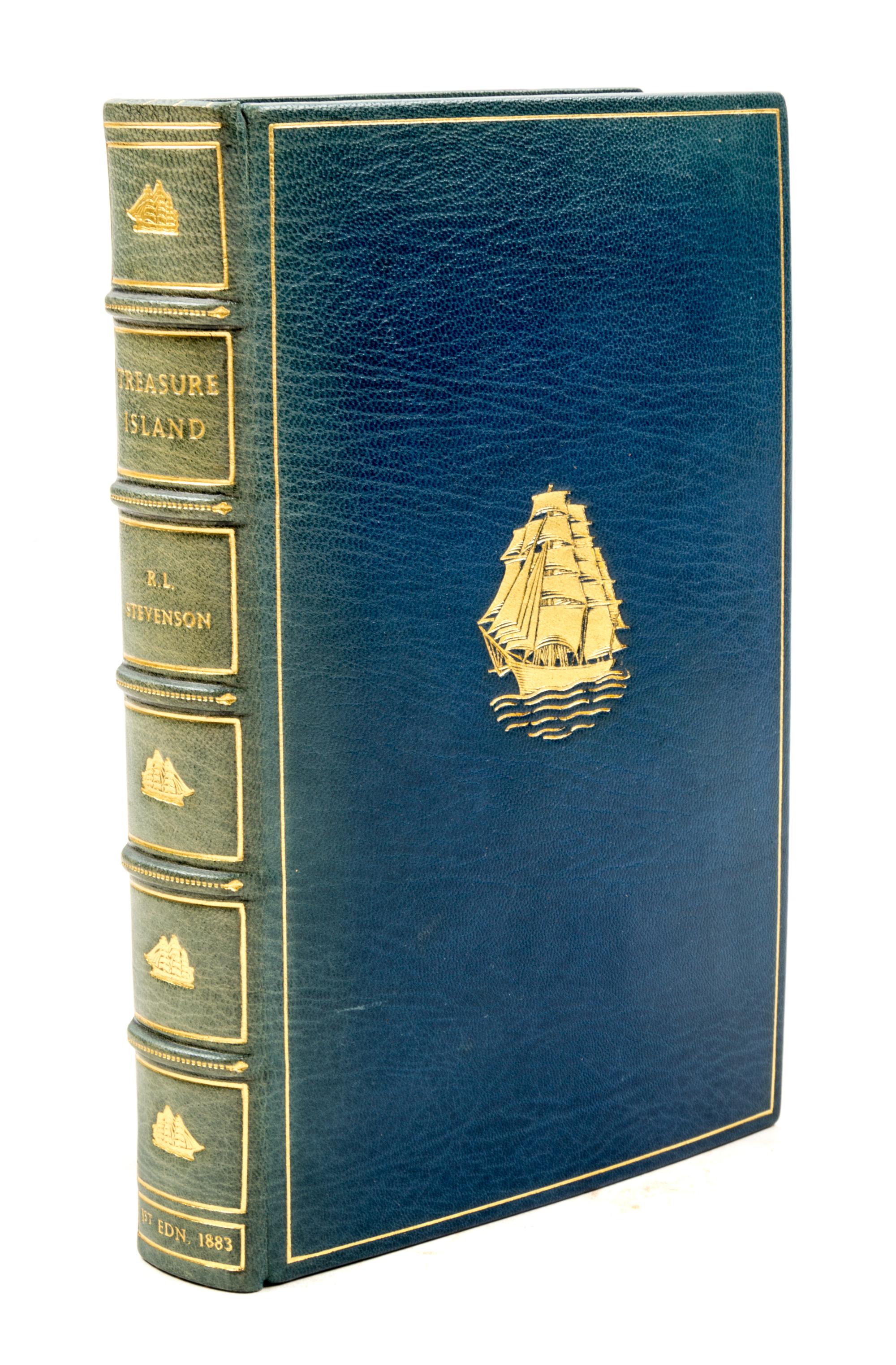 STEVENSON, ROBERT LOUIS. Treasure Island. London, 1883. First edition, first issue.