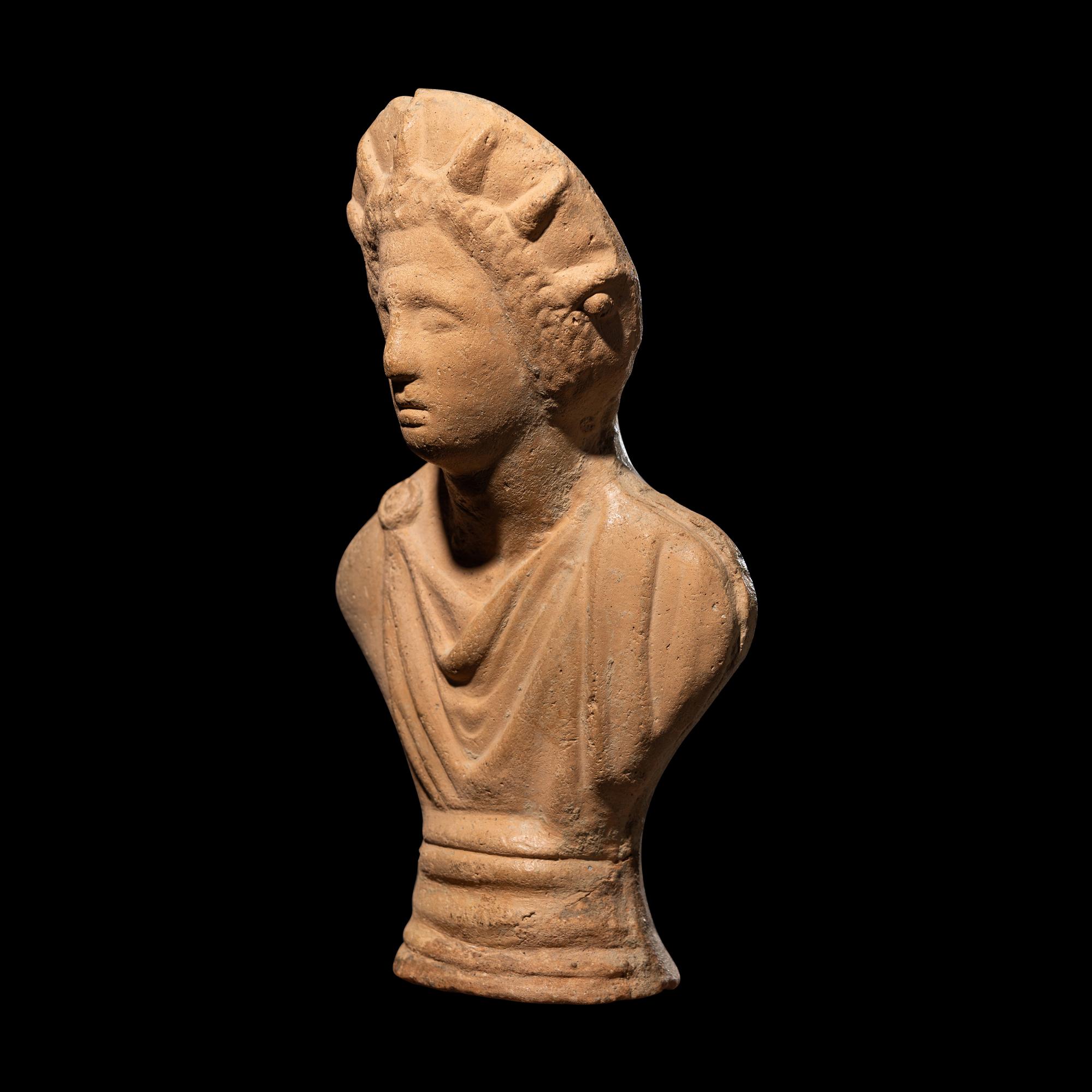 A Gallo-Roman Terracotta Bust