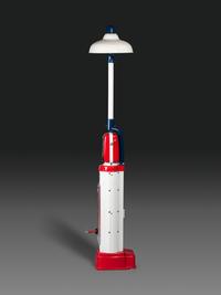 An Eco Islander Air Meter with Light Pole
