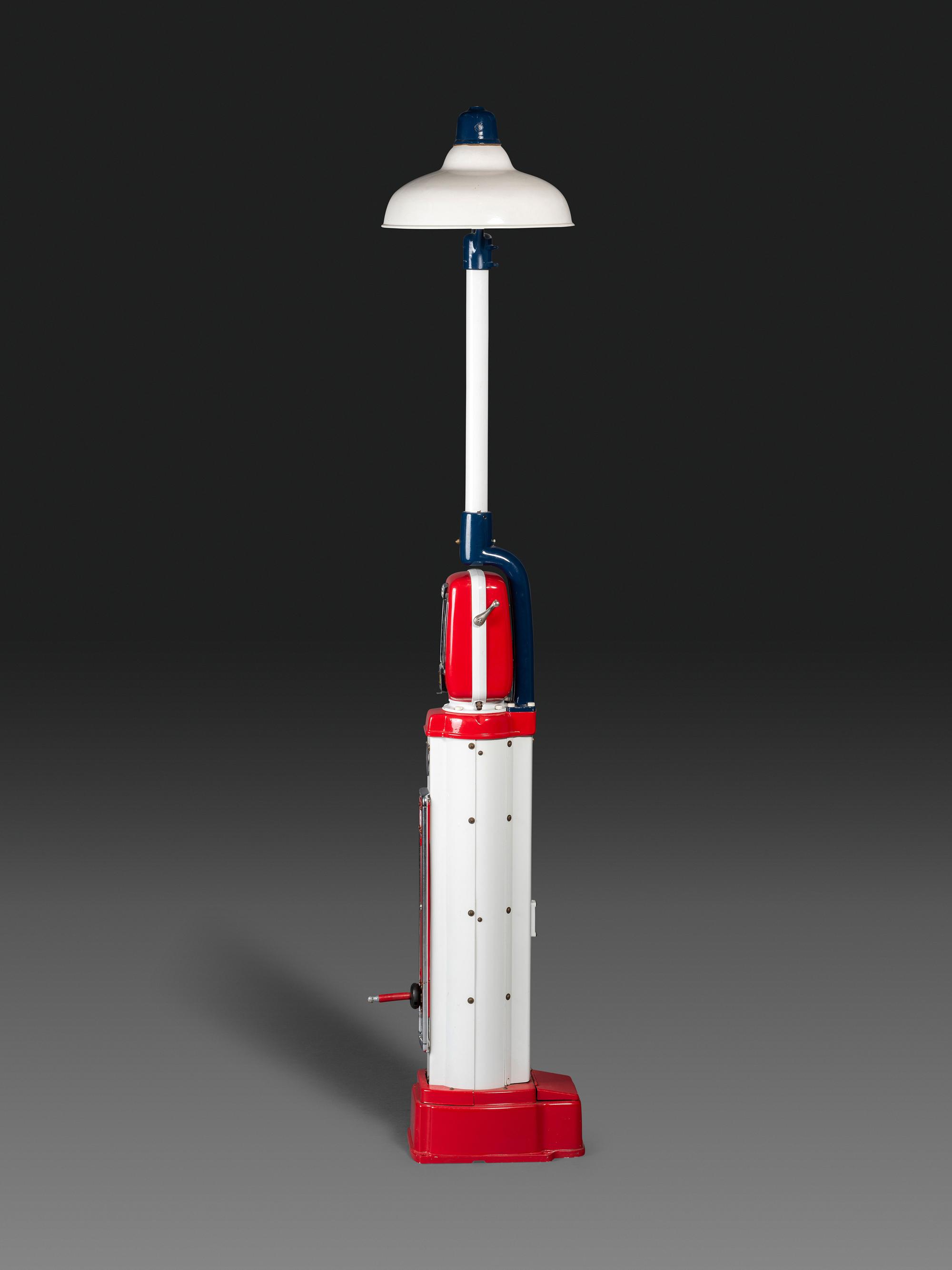 An Eco Islander Air Meter with Light Pole