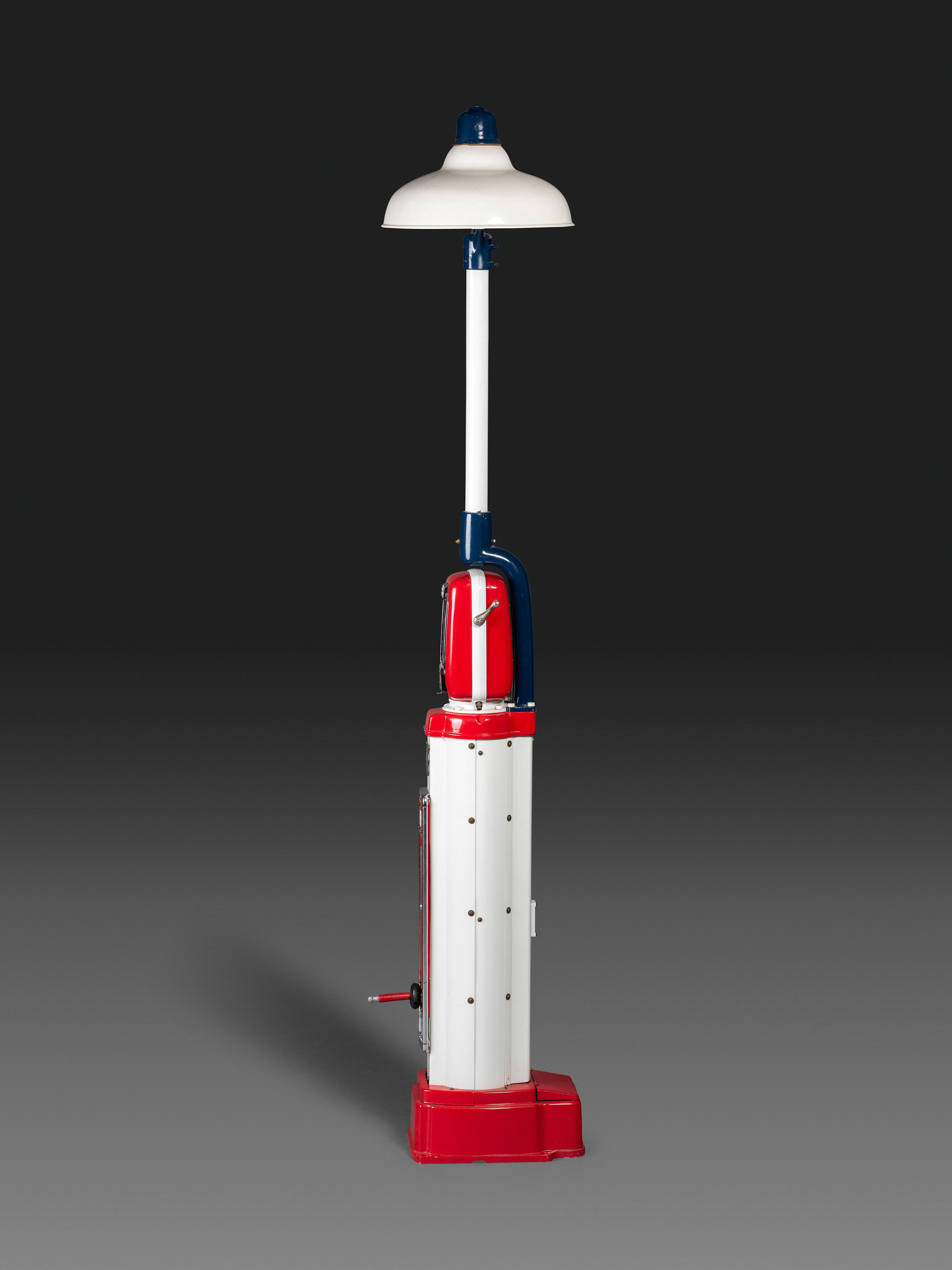 An Eco Islander Air Meter with Light Pole