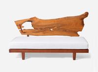 George Nakashima, Exceptional Daybed with Plank Back
