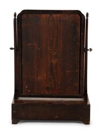 A George II Parcel Gilt Walnut Dressing Mirror