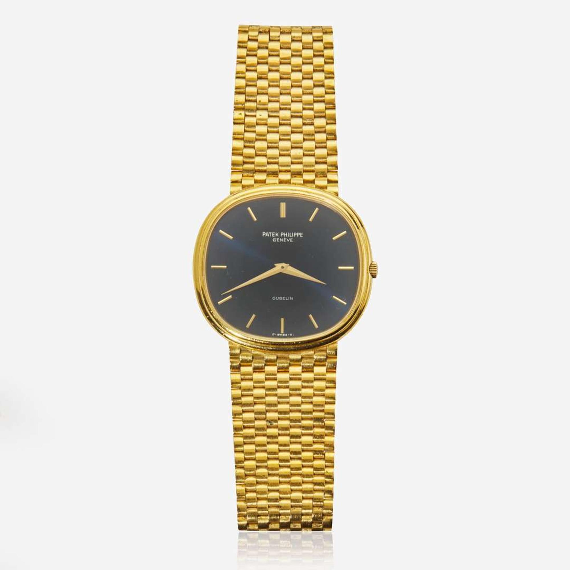C. 1979 18K Men's Patek Philippe Gold Watch 3739/002 Jumbo Dial