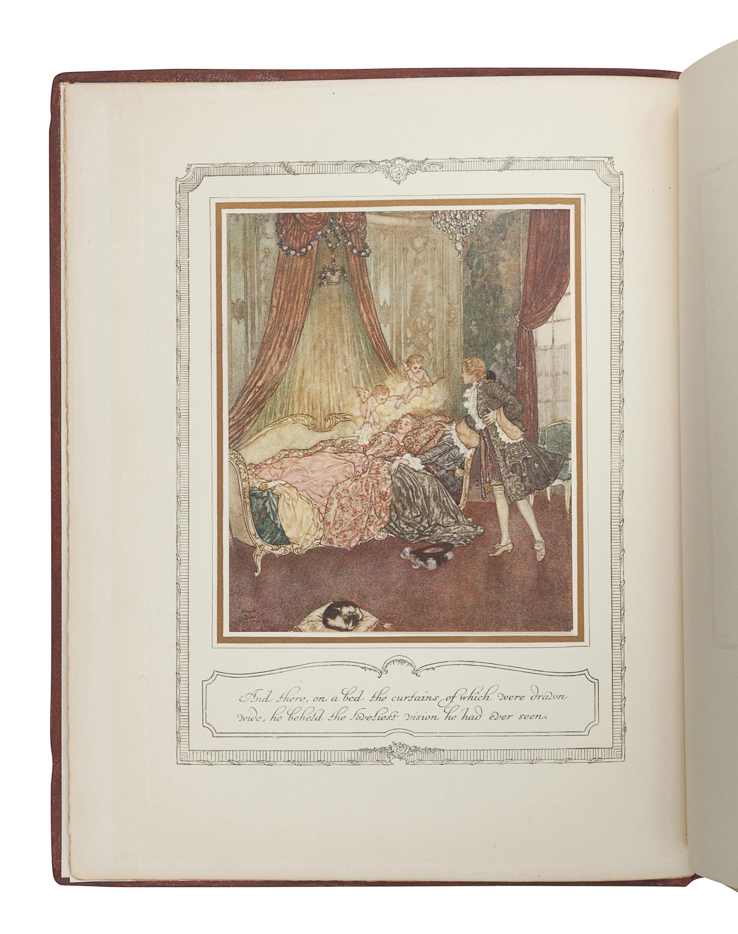 DULAC, Edmund (1882-1953), illustrator. -- QUILLER-COUCH, Arthur, Sir (1863-1944). The Sleeping Beauty and Other Fairy Tales. London: Hodder and Stoughton, [1910].
