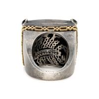 Stambolian, Sterling Silver and Yellow Gold Bracelet and Ring