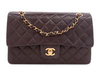 Chanel Classic Quilted Leather Medium Double Flap Bag, 1991-94