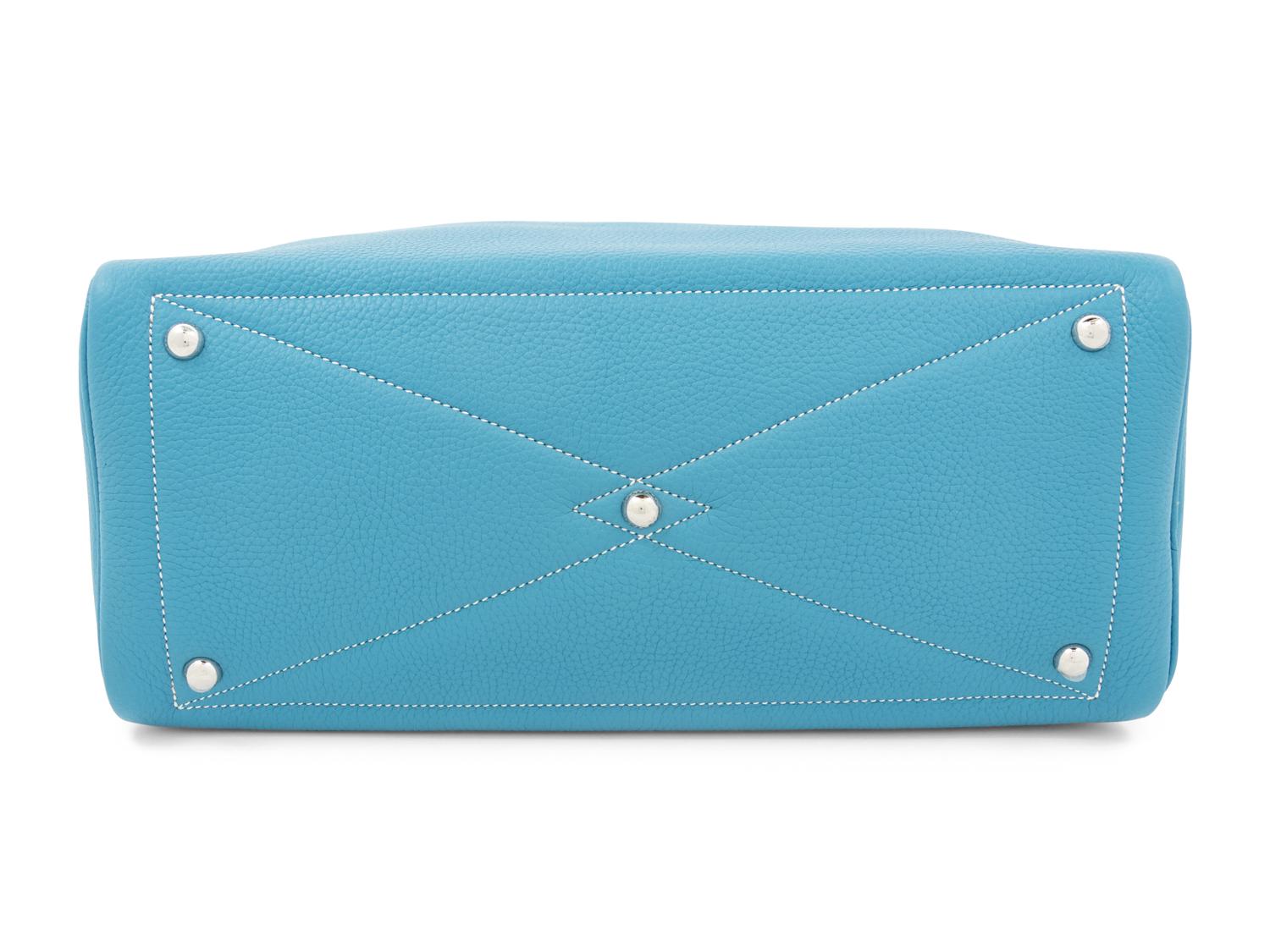 Hermès Blue Jean Victoria II Fourre-Tout 35cm Bag, 2012