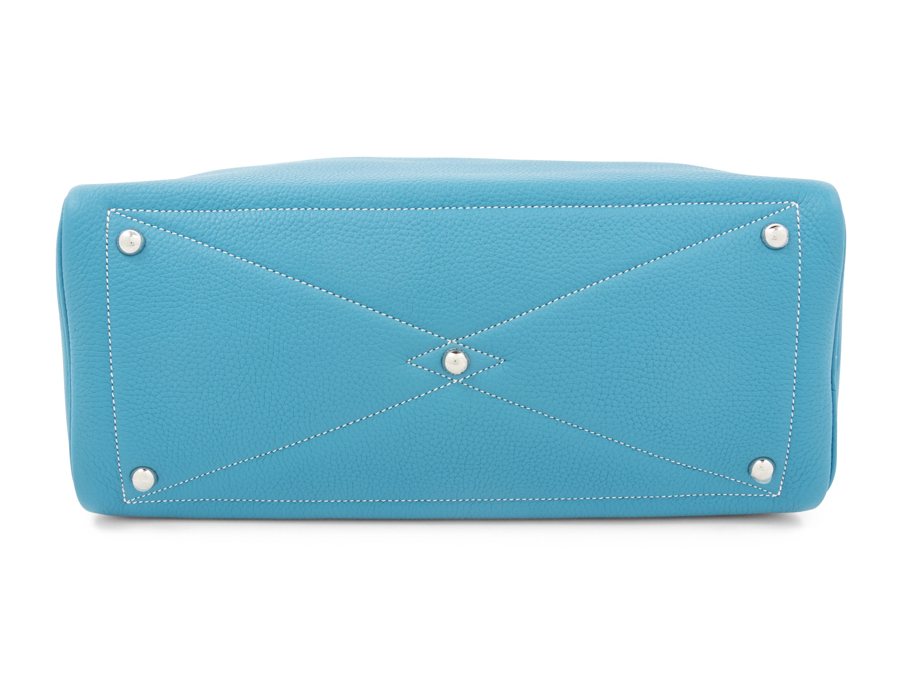 Hermès Blue Jean Victoria II Fourre-Tout 35cm Bag, 2012