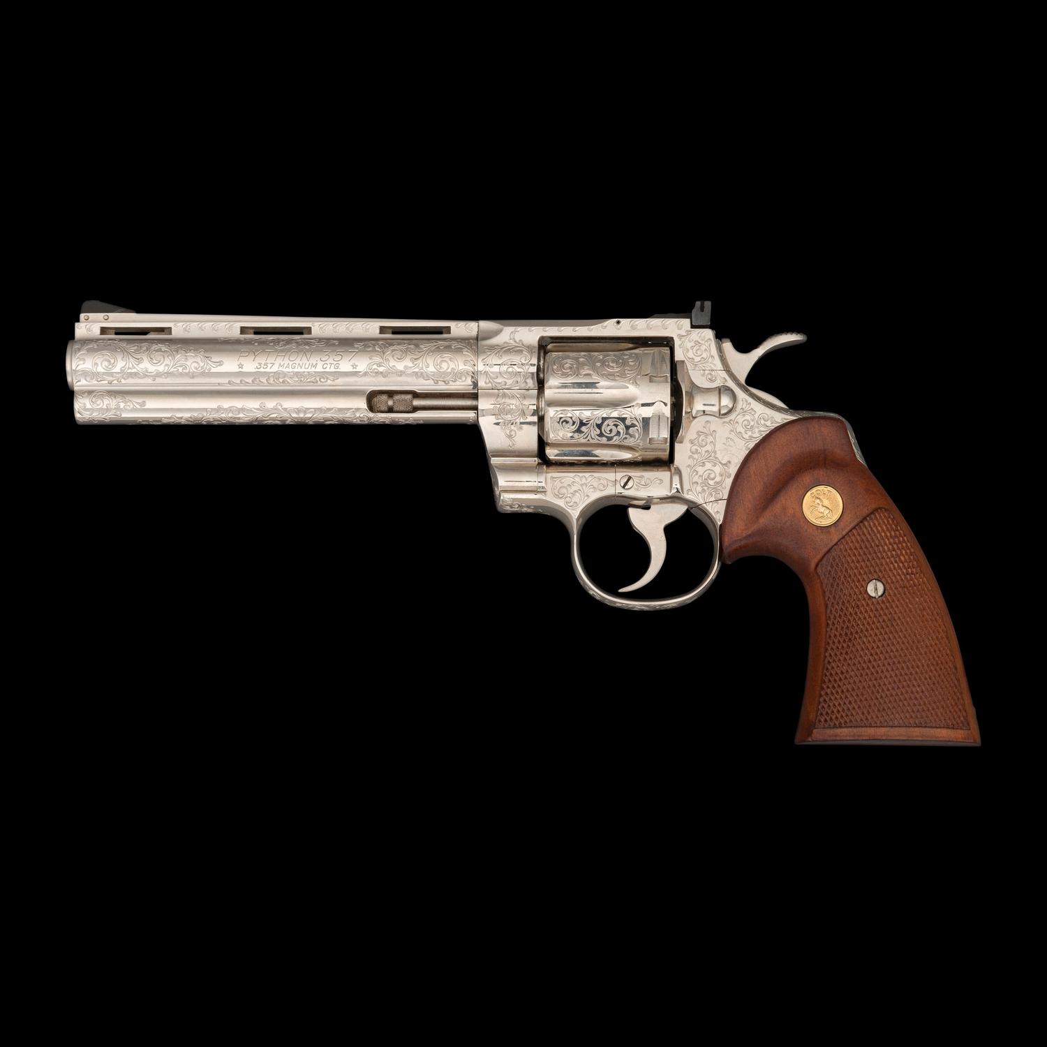 *Engraved 1974 Production Colt Python Revolver