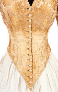 Two Silk Bodices and a Matching Cape, 1870-90s