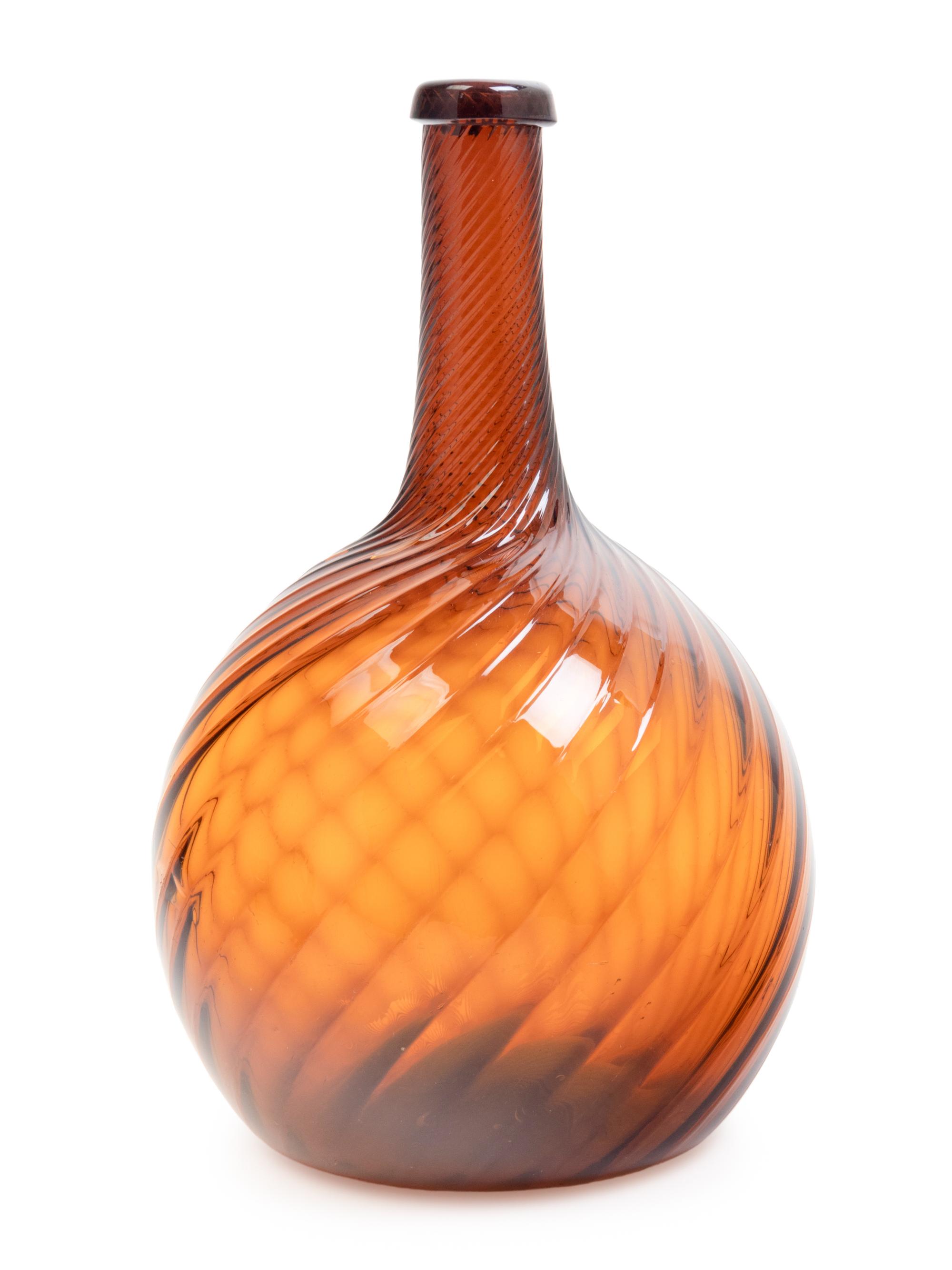A Collection of Eight American Colored Glass Table Articles