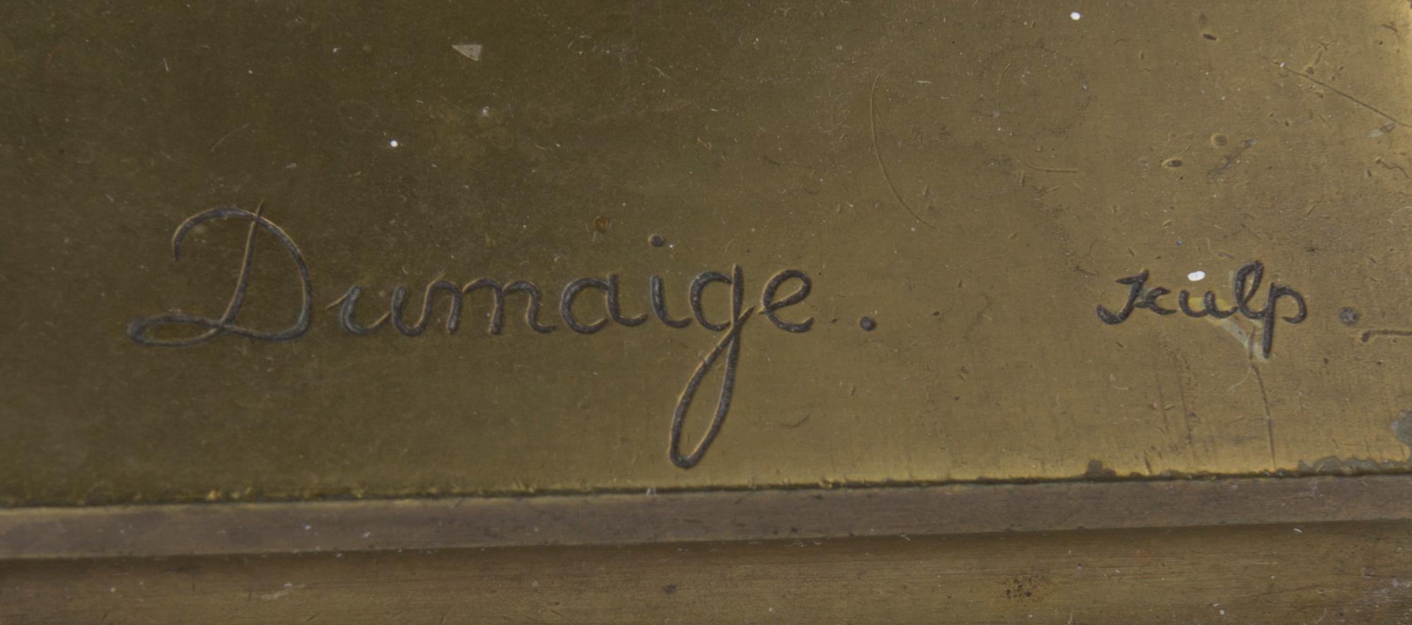 A Continental Bronze Figure, after Etienne Henry Dumaige, Height 18 1/4 inches.