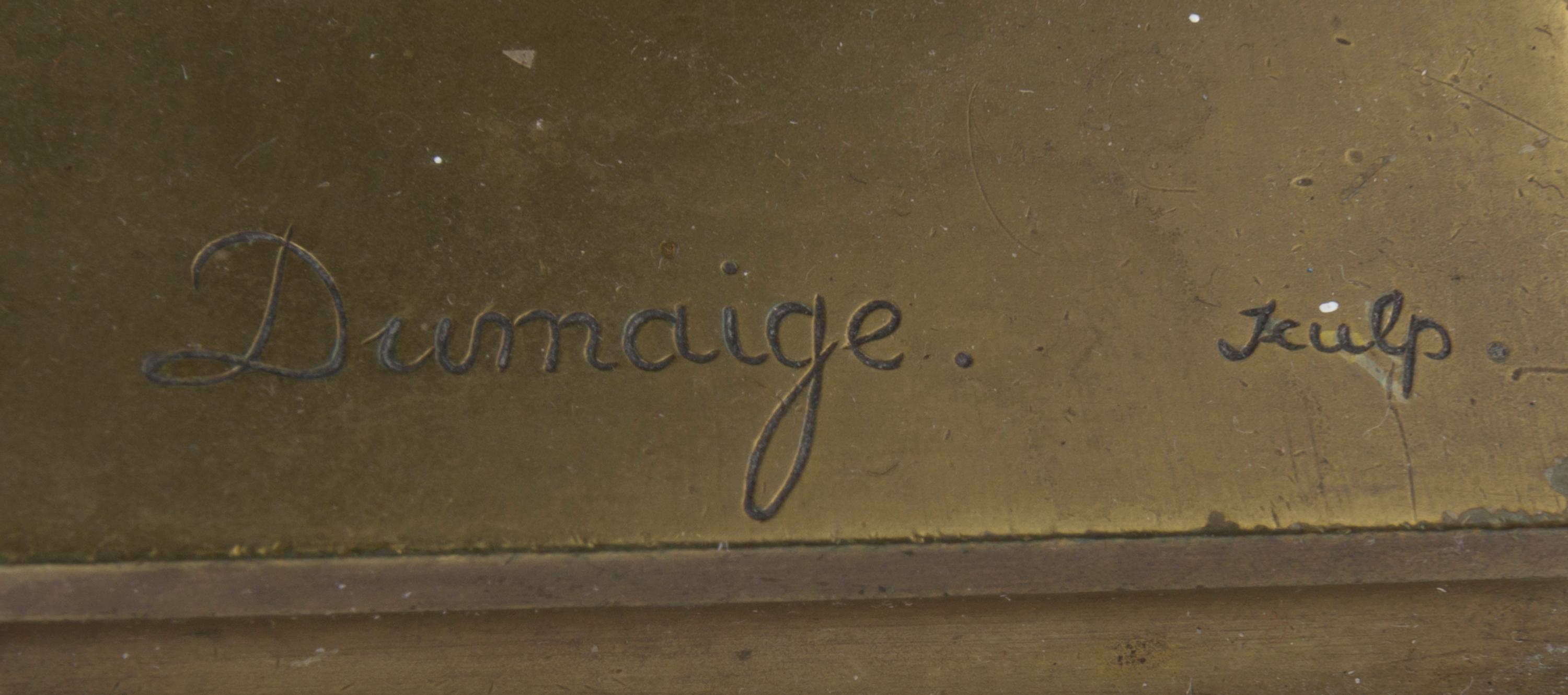 A Continental Bronze Figure, after Etienne Henry Dumaige, Height 18 1/4 inches.