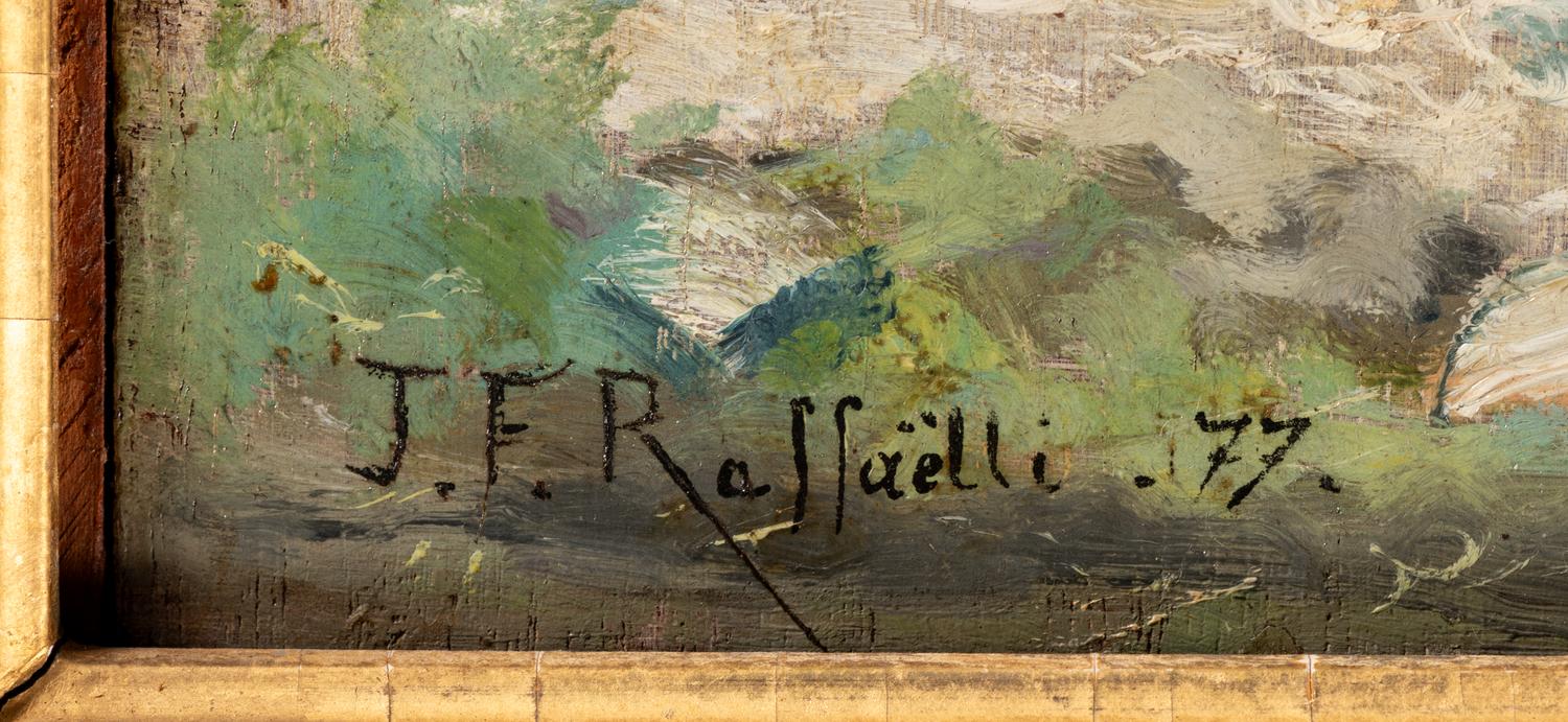 En Bretagne, l' église et le cimeti ère , 1877