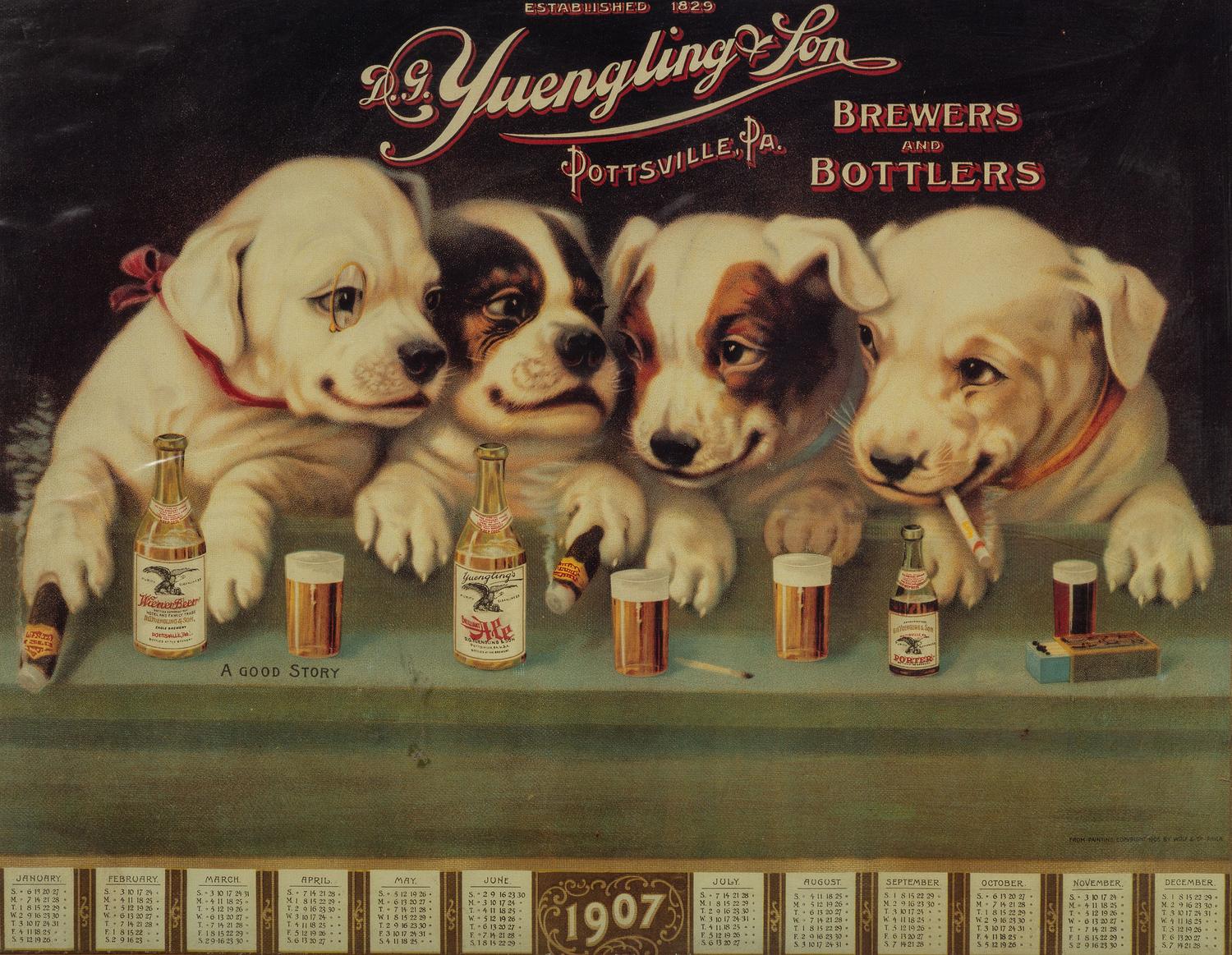 Four Beer Advertisements
