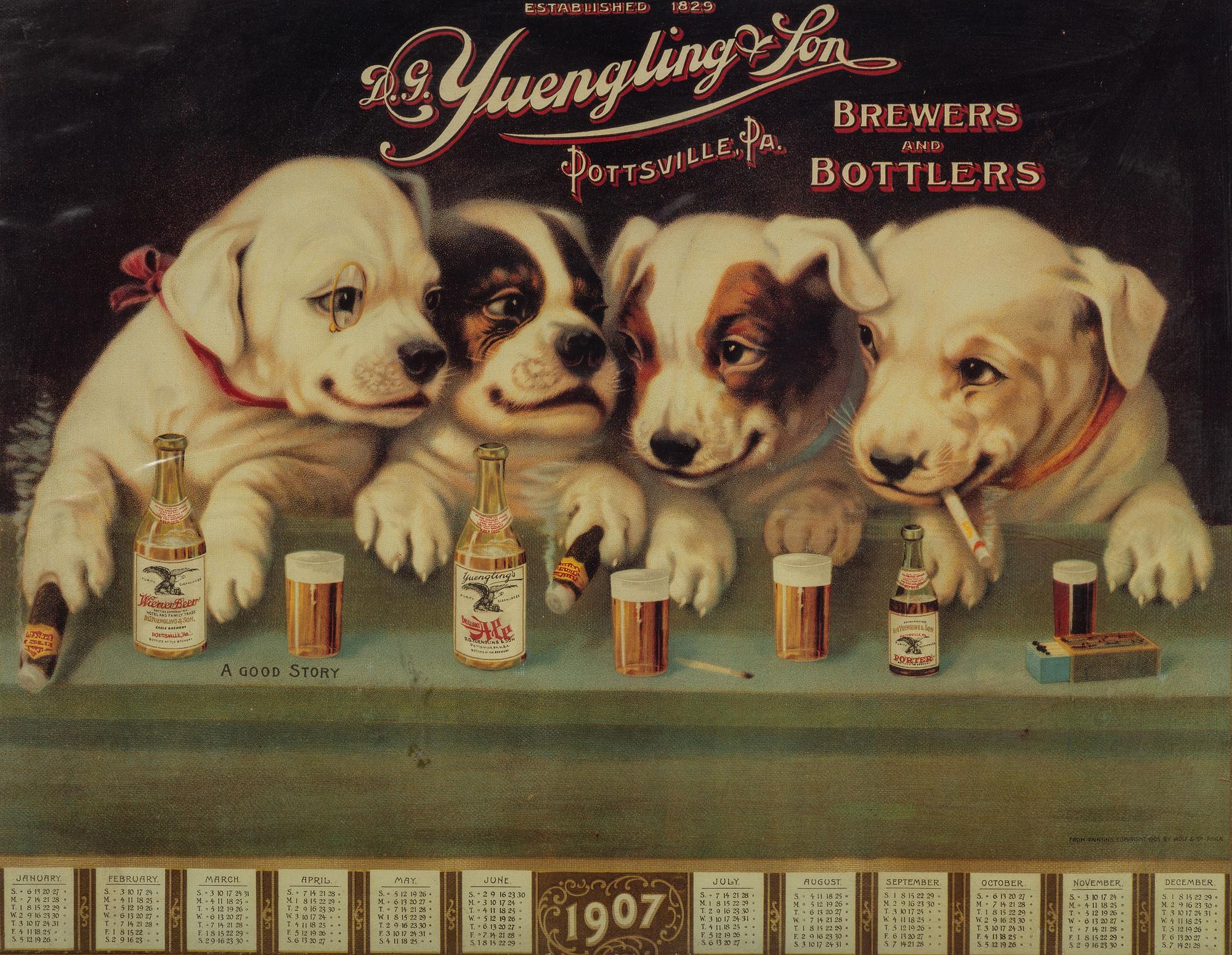 Four Beer Advertisements