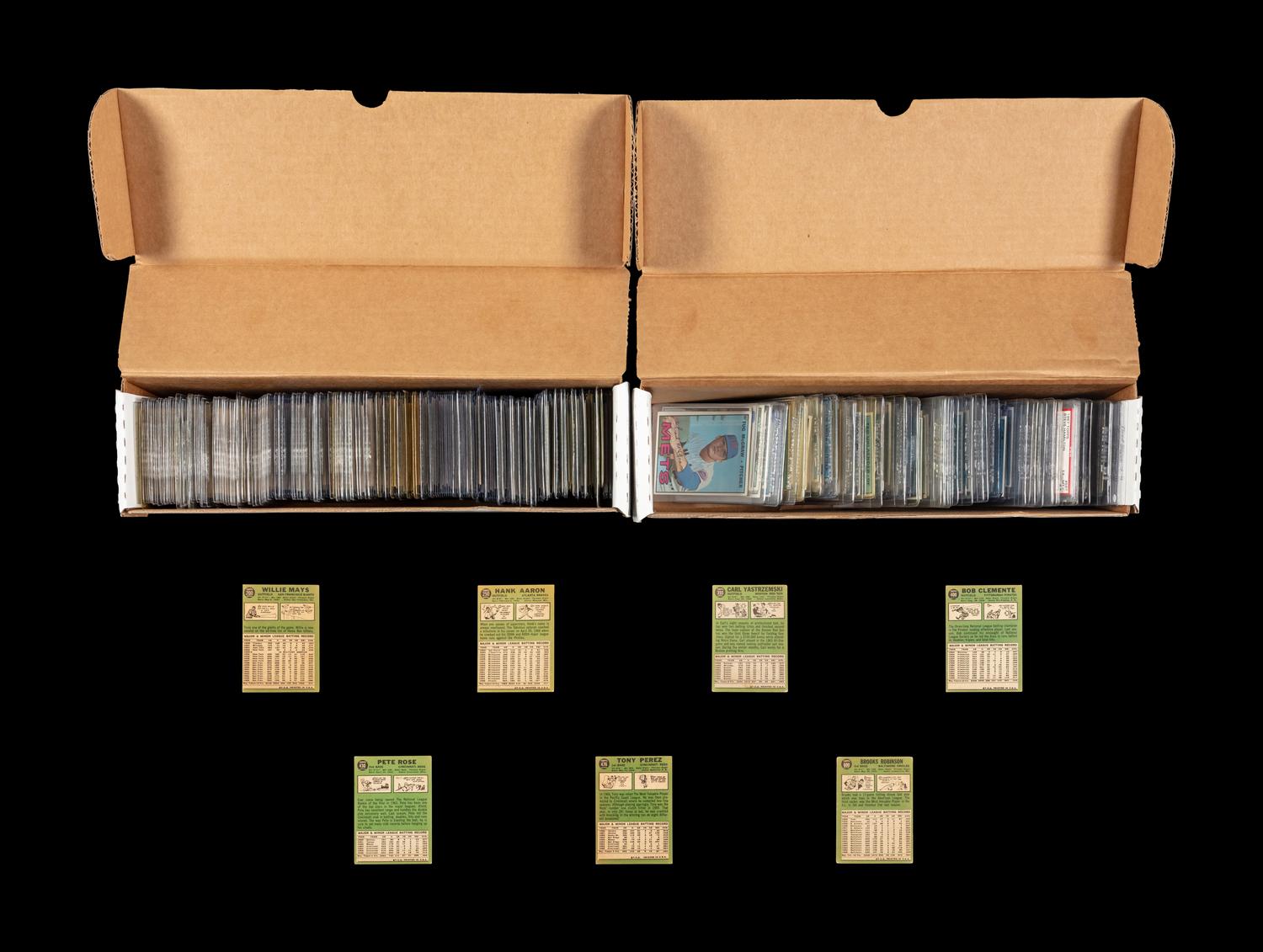 A Near Set of 1967 Topps Baseball Cards (598/609)