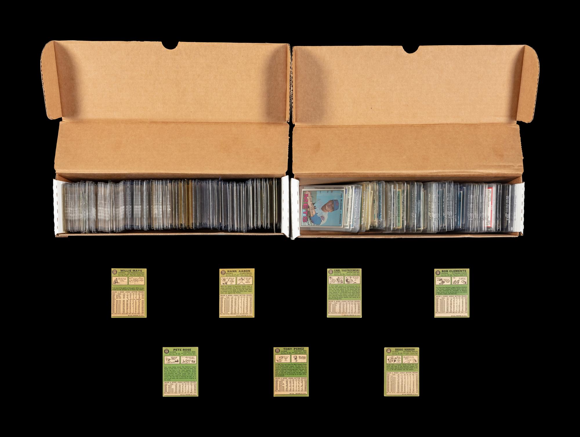 A Near Set of 1967 Topps Baseball Cards (598/609)