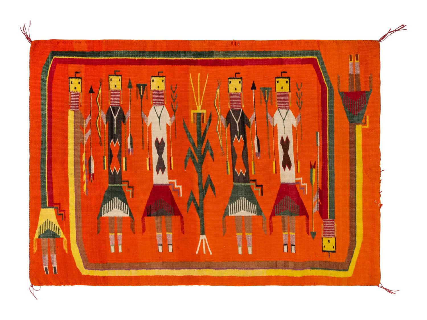 Navajo Yei Weaving / Rug