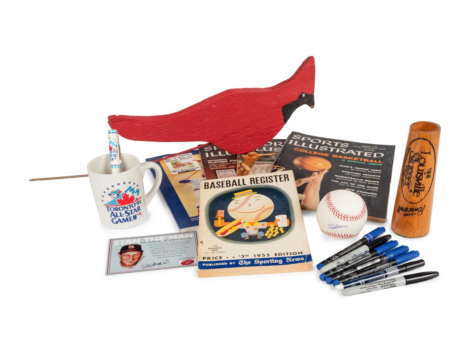 A Group of Personal Items from Stan Musial's Desk at Stan The Man Inc.