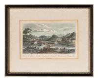 A Group of Eight Hand Colored Topographical Engravings