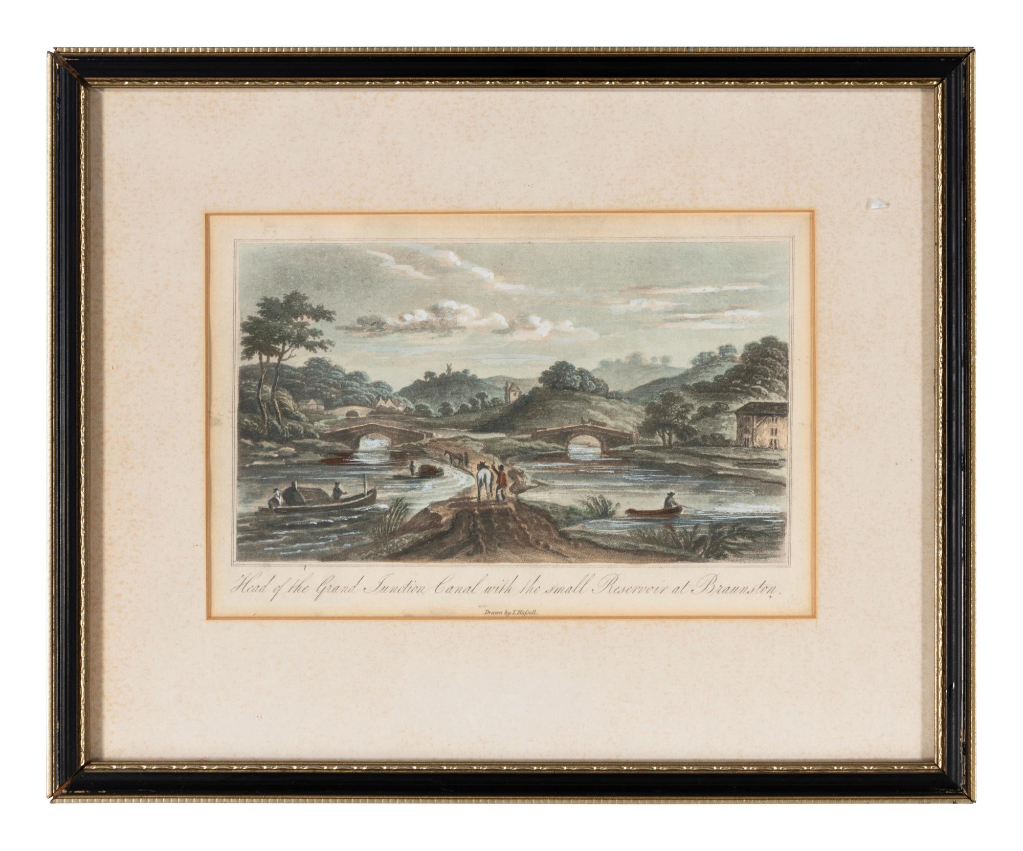 A Group of Eight Hand Colored Topographical Engravings